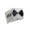 100PCS Reflector Sheet with Black Sectors 40x40mm Reflective Tape Target Survey view 4