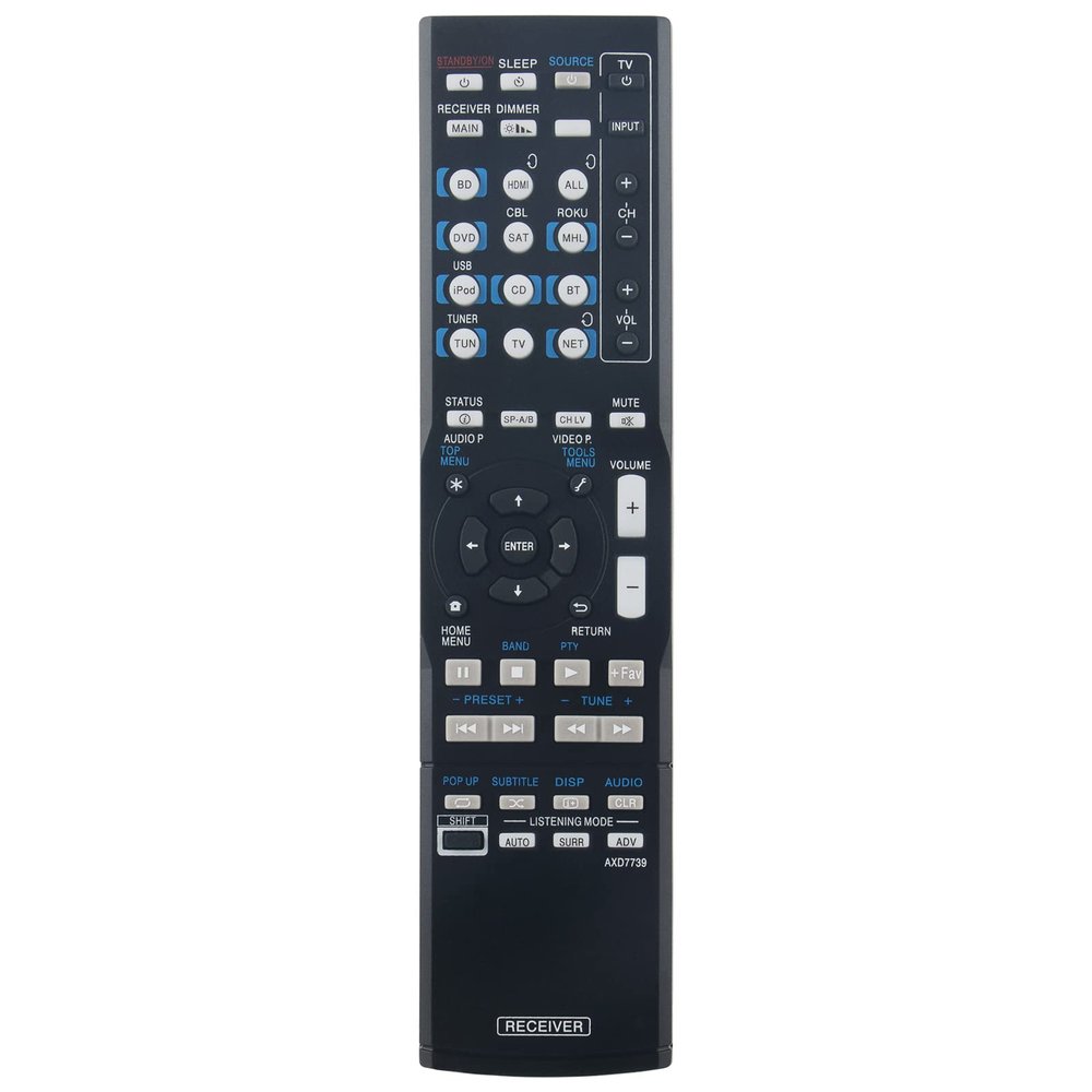 PerFascin AXD7739 Replacement Remote Control fit for Pioneer AV Receiver VSX-45 VSX-830 VSX-90 VSX-830-K
