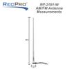 RecPro RV AM/FM Radio Rubber Mast Antenna with 72" Cable | Top or Side Mount | Flexible Rubber Antenna with Swivel Base (White) view 2