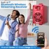 PyleUsa Bluetooth Indoor Outdoor Speakers Pair - 200 Watt Dual Waterproof 3.5 2-Way Full Range System w/ 1/2 High Compliance Polymer Tweeter - Home, Boat, Marine, Deck, Patio, Poolside -PDWRBT36RD view 3
