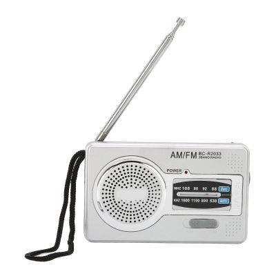Portable AM FM Radio,Mini Emergency Weather News Handheld Radio Pocket Radio with Speaker and Headphone Jack,for Outdoor Travel Hiking Camping