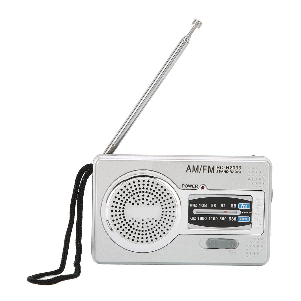 Portable AM FM Radio,Mini Emergency Weather News Handheld Radio Pocket Radio with Speaker and Headphone Jack,for Outdoor Travel Hiking Camping