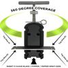 12 Gauge Trip Wire Alarm by Trip Alarm Co. (Black) USA Made Perimeter Defense Device 360 Coverage Quad 3.0 Early Warning Security Device System for Camping and Property Safety view 2