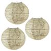 Beistle 3 Piece Bon Voyage Around The World Party Decorations Travel Themed Hanging Paper Lanterns view 1