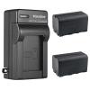 Kastar 2-Pack NP-F750 / NP-F770 Battery and AC Wall Charger Replacement for FEELWORLD T7 Plus 7" Camera Field Monitor, T7 7 INCH IPS Camera Field Monitor, T756 7 INCH IPS Full HD DSLR Camera Monitor view 1