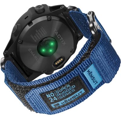 Compatible With Garmin Watch Band, Super Rugged Nylon Sports Strap With Woven Loop Design For Fenix/Forerunner/Approach/MARQ/Quatix/D2 Series, Tough Replacement Band For Men Women
