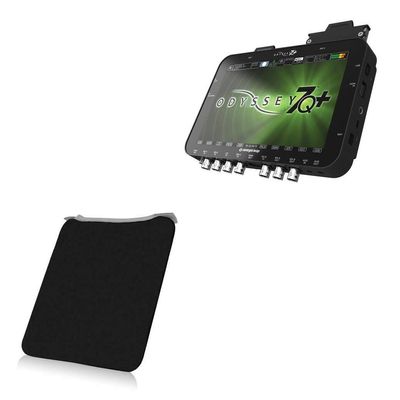 BoxWave Case Compatible with Convergent Design Odyssey 7Q+ - SlipSuit, Soft Slim Neoprene Pouch Protective Case Cover - Jet Black