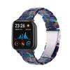 FitTurn Resin Bracelet Compatible with Hero Band III,FITVII,Donerton, Misfit Vapor,Popglory, KALINCO,CanMixs P22, AGPTEK LW31 Band for Women Replacement Bracelet Strap Metal Stainless Steel Buckle view 1