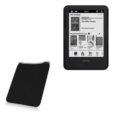 BoxWave Case Compatible with Onyx Boox C67ML - SlipSuit, Soft Slim Neoprene Pouch Protective Case Cover - Jet Black