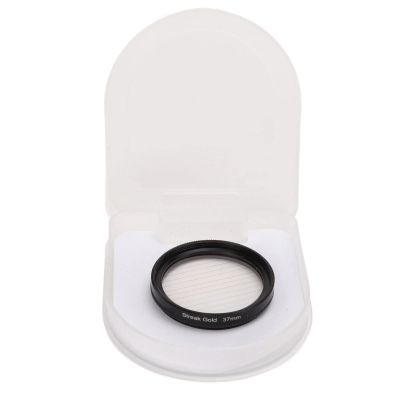 Camera Lens Filter Gold Streak Anamorphic Effect Photography Filter Accessories(37mm)