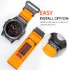 Compatible With Garmin Watch Band, Super Rugged Nylon Sports Strap With Woven Loop Design For Fenix/Forerunner/Approach/MARQ/Quatix/D2 Series, Tough Replacement Band For Men Women view 4