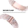 FitTurn Resin Bracelet Compatible with Hero Band III,FITVII,Donerton, Misfit Vapor,CanMixs P22, AGPTEK LW31 Band for Women Replacement Bracelet Strap Metal Stainless Steel Buckle (Pink flower) view 4