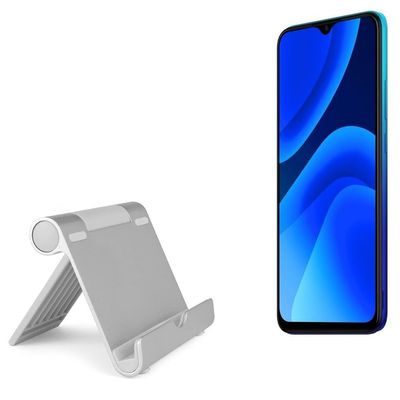 BoxWave Stand and Mount Compatible with BLU G51 Plus - VersaView Aluminum Stand, Portable, Multi Angle Viewing Sturdy