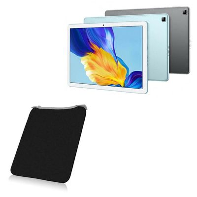 BoxWave Case Compatible with Honor Tab 7 - SlipSuit, Soft Slim Neoprene Pouch Protective Case Cover - Jet Black