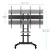 ONKRON Dual TV Mount for LCD LED OLED 4K Flat Curved Screens 40-65 Inches up to 100 lbs Each - Dual Screens Adapter for Mobile TV Stand TS1881 Dual VESA Compatible up to 600x400 (ADV-1881) Black view 4