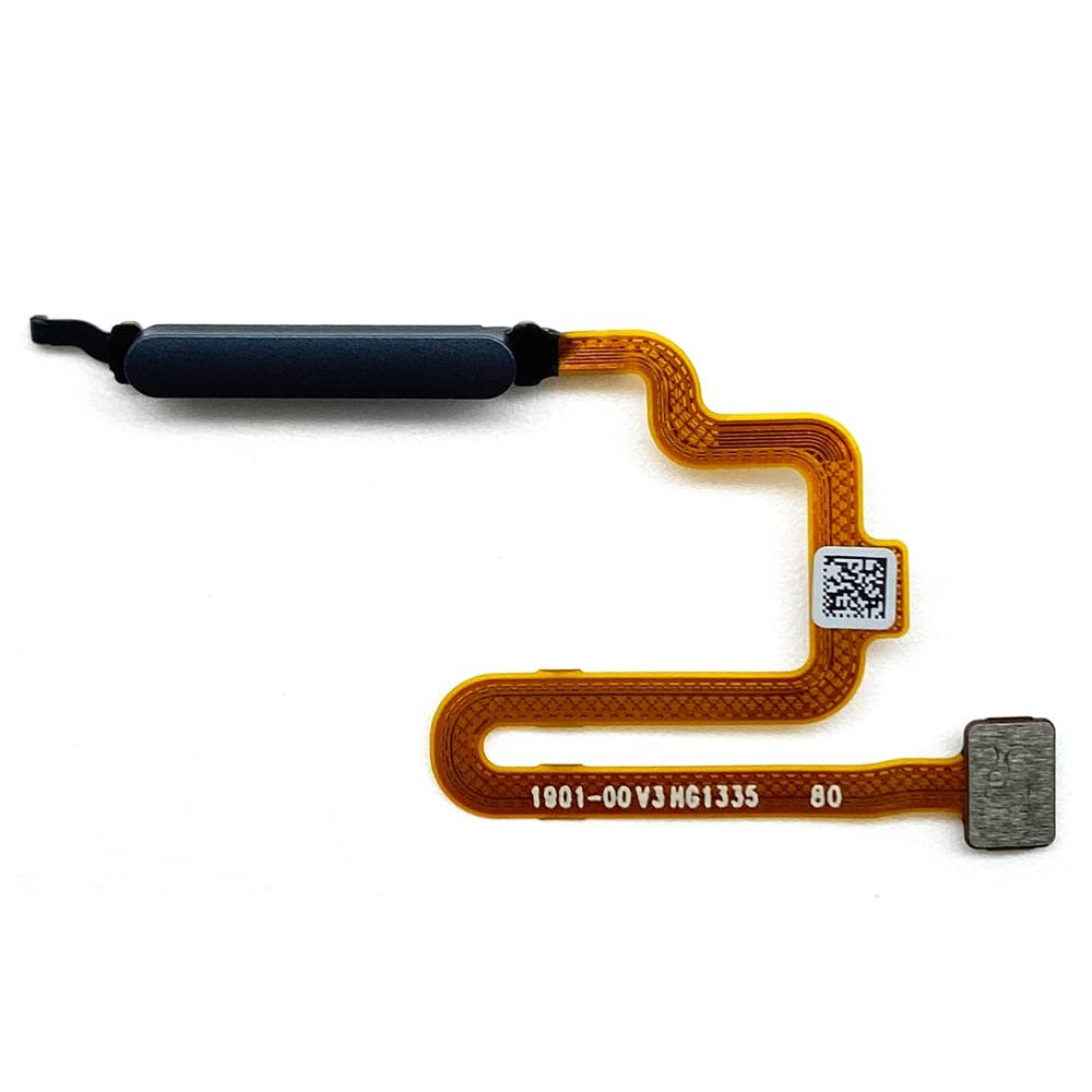 Fingerprint Sensor Flex Cable for Xiaomi Poco M4 Pro Home Button Touch ID Sensor Flex Cable - Black