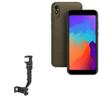 BoxWave Car Mount Compatible with BLU C5L Max - Rearview Mirror Car Mount, Rear View Mirror Adjustable GPS Car Mount - Jet Black view 1