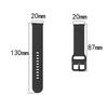 E ECSEM 6Pack Bands Compatible for Hero Band III Replacement Watch Straps Classic Soft Silicone Lightweight Breathable Quick Fit Wristband for Hero Band III Smartwatch for Women Men view 2