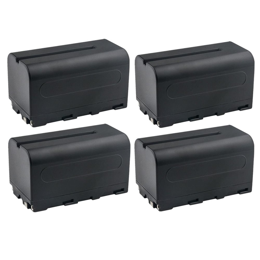 Kastar NP-F750 / NP-F770 Battery 4-Pack Replacement for Lilliput 663 7" HDMI Monitor, 663/S2 7" LCD On-Camera 3G-SDI/HDMI Monitor, 664/O 7" On-Camera Monitor, 665/O/P Peaking Focus Video Monitor