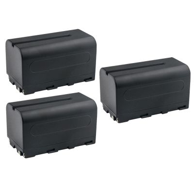 Kastar NP-F750 / NP-F770 Battery 3-Pack Replacement for iKan 7" VXF7-V2 Tally 3G-SDI 4K HDMI On-Camera Field Monitor, VH7i-1 7" HDMI LCD Field Monitor