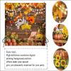 LTLYH 10x8ft Thanksgiving Backdrop Fall Harvest Pumpkin Turkey Background for Autumn Party Family Gathering School Festival Decorations Photo Booth Banner186 view 3