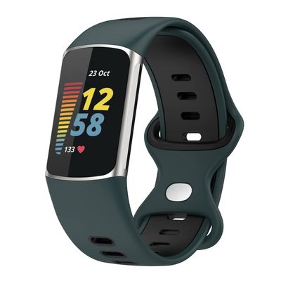 Senter Soft Silicone Replacement Bands for Fitbit Charge 5/Charge 6Sport Watch Wristband Replacement Silicone Strap for Woman Man