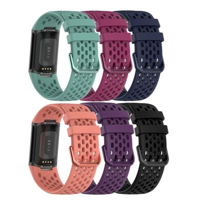 Senter Replacement Bands Compatible with Fitbit Charge 5 Bands Women MenSport Watch Wristband Replacement Silicone Strap for Fitbit Charge 6 Advanced Fitness Tracker