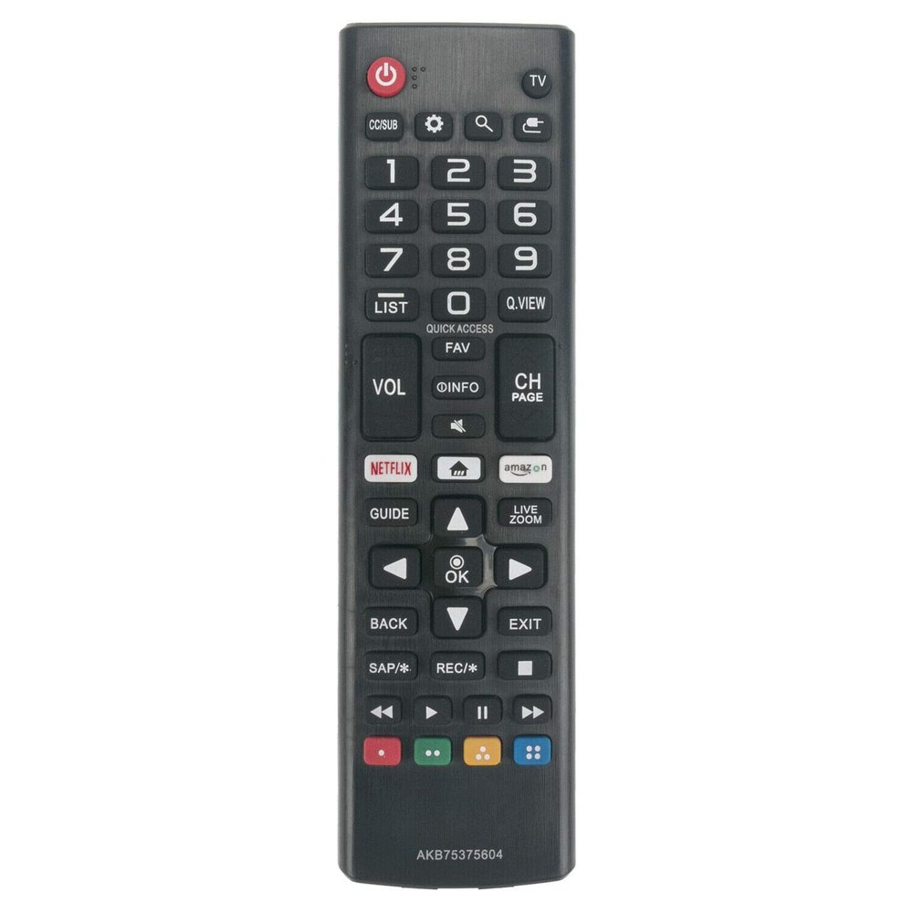 Replacement TV Remote Control Controller for LG Electronics 65UK6300PUE 55UK6300PUE 4K Ultra HD Smart TV (2018 Model)