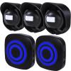 Shaogax 328ft Range Wireless Driveway Alarm Outside Weather Resistant Motion Sensor Alarm Security Alert-Protect Outdoor/Indoor Property-2 Receiver and 3 PIR Motion Detector-38 Chimes view 1