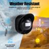 Shaogax 328ft Range Wireless Driveway Alarm Outside Weather Resistant Motion Sensor Alarm Security Alert-Protect Outdoor/Indoor Property-2 Receiver and 3 PIR Motion Detector-38 Chimes view 3
