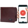Men Wallet with Tracker Work with iOS&Android, Wallet Tracker with Bifold Genuine Leather Wallet 8 Card &1 ID Windows & 2 Cash Slot&Coin Pocket (RED) view 1
