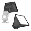 Andoer 6.7 x 6 in/17 x 15 cm Mini Universal Flash Camera Softbox Speedlite Folding Diffuser with Carry Bag Replacement for Canon Nikon Sony Godox Yongnuo Flash on Camera view 4