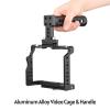 Andoer Camera Video Cage Kit with Handle with Dual Cold Shoe Mounts with 1/4" Threads Replacement for Sony A7IV/ A7III/ A7II/ A7R III/ A7R II/ A7S II view 4