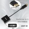 Anbear DisplayPort to DVI Adapter 10PACK, Display Port to DVI-D Adapter (Male to Female) Compatible with Computer,Desktop,Laptop,PC view 2