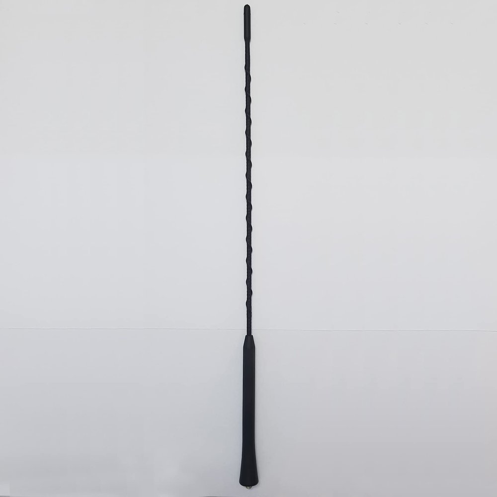 Bojer 16 Inch Antenna Compatible with Vehicle AM FM Car Radio Roof Mount Mast Flexible Rubber with M5 M6 Threaded Adapter