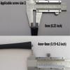 Bojer 16 Inch Antenna Compatible with Vehicle AM FM Car Radio Roof Mount Mast Flexible Rubber with M5 M6 Threaded Adapter view 4