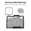 Andoer Top Handle Video Cage Kit with Wooden Side Grip for Sony A7IV/A7III/A7II/A7R III/A7R II/A7S II view 2