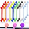 36 Pcs Magnetic Cable Ties,BetterJonny Silicone Cable Management Ties Reusable Magnet Cable Straps for Bundling and Organizing Cables,Headphone,USB,Hanging & Holding Keychain(9 Colors) view 1
