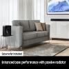 SAMSUNG SWA-W510 Subwoofer for S Series Soundbar with Powerful Bass, Wireless, Unibody Design, Compact 6.5" Size, 2022, Black view 2