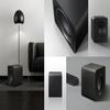 SAMSUNG SWA-W510 Subwoofer for S Series Soundbar with Powerful Bass, Wireless, Unibody Design, Compact 6.5" Size, 2022, Black view 4
