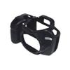 Camera Soft Silicone Case Bag Black Rubber Armor Skin Body Cover Protector for Nikon D3100 DSLR camera view 2