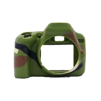 Camera Soft Silicone Case Bag Camouflage Green Rubber Armor Skin Body Cover Protector for Nikon D3300 DSLR camera