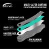 Gambler danco Duffy 7.5-inch Fishing Needle Nose Pliers with Line Cutters, Aircraft Grade Aluminum Fishing Gear, Saltwater Resistant Fishing Tools, Rubberized Pain (Chartreuse Fish Skeleton) view 4