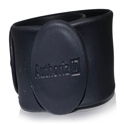 100  26 Bit H10301 125 KHz Black Slap On Proximity Wristbands AuthorizID Wiegand chip. Compatible with 1386 1326 7610 1586 1391 & 1346. Works with Most Access Control Systems. Free tech Support