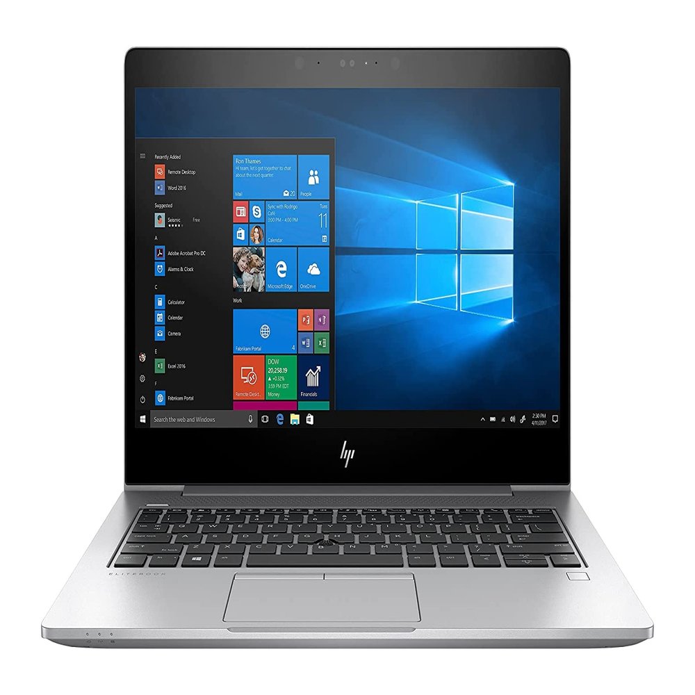HP Elitebook 830 G5 13.3" FHD, Core i5-8350U 1.7GHz, 16GB RAM, 512GB Solid State Drive, Windows 11 Pro 64Bit, CAM, (Renewed)