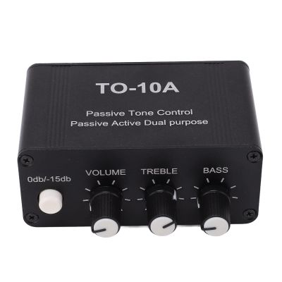 Passive EQ Tone Control Passive EQ Tuner Treble and Bass Volume Controller NE5532 for PC 3.5mm Input Output