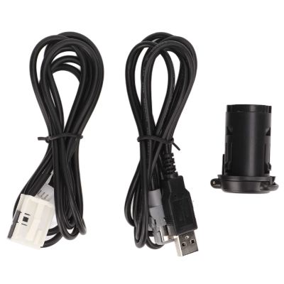 Fydun Male USB AUX Audio Jack Cable for 206 207 307 308 407 408 508 607 Car Stereo AUX Cable USB