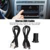 Fydun Male USB AUX Audio Jack Cable for 206 207 307 308 407 408 508 607 Car Stereo AUX Cable USB view 2