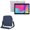 BoxWave Case Compatible with Alldocube M5 S - Encompass Urban Bag, Over Shoulder Messenger Straps Handle Bag Pockets - Navy view 1