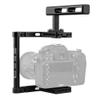 CAMVATE Basic Camera Cage Rig + DSLR Wood Wooden Handle Grip + Cold Shoe Mount view 4